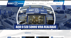 Desktop Screenshot of benetveiculos.com.br